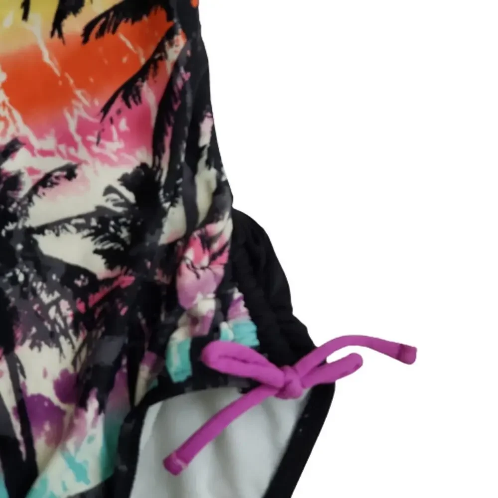 2 For $5 Sale Girl's Tropical Island One Piece Swimsuit Size XS (4/5)